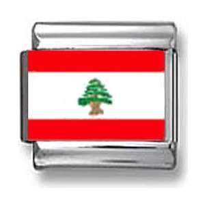  Lebanon Flag Italian charm Jewelry