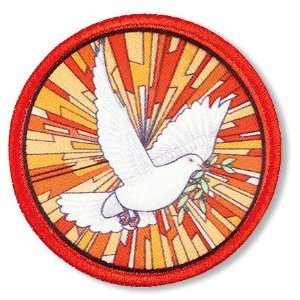   Dove Stole Vestment Catholic Applique 2 1/4 Arts, Crafts & Sewing