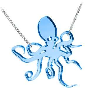  Light Blue Octopus Necklace Jewelry
