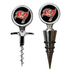  Tampa Bay Buccaneers NFL Cork Screw and Wine Bottle Topper 