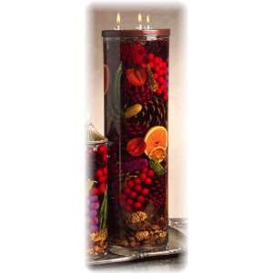  Extra Large Cylinder Centerpiece   Multiberry Oil Candle 