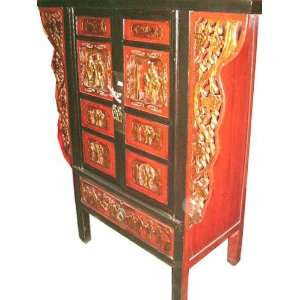  49 High Antique Elmwood Zhejian Cabinet