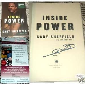  Gary Sheffield Inside Power Signed BOOK JSA 1st Edition 