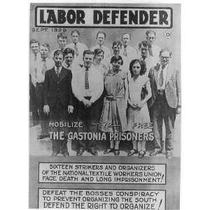  Free the Gastonia Prisoners,Labor unrest,Picture store of Gastonia 