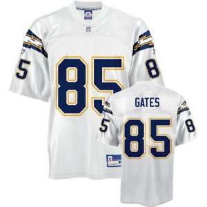 Antonio Gates #85 San Diego Chargers Replica NFL Jersey White Size 54 