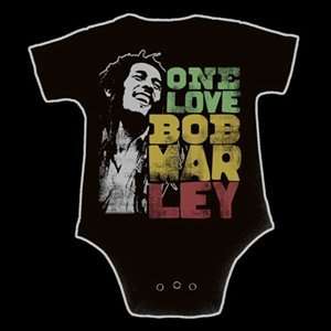  BOB MARLEY SMILE LOVE INFANT ONE PIECE BODYSUIT Baby
