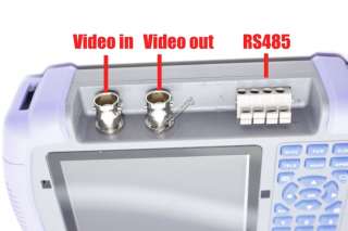 Screen CCTV camera video Tester 12V Output RS485  