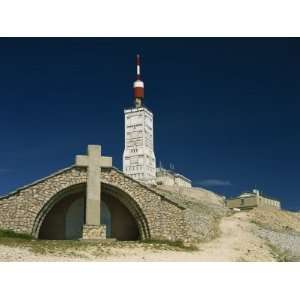  Summit of Mont Ventoux in Vaucluse, Provence, France 