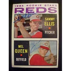  Sammy Ellis & Mel Queen Cincinnati Reds Rookie Stars #33 