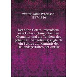   der Antike Gillis Petersson, 1887 1926 Wetter Books