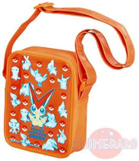 Pokemon BW Black White VICTINI Orange DS Shoulder Bag Pouch Case w 