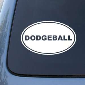 DODGEBALL EURO OVAL   Car, Truck, Notebook, Vinyl Decal Sticker #1990 