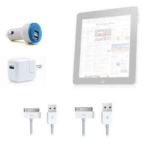 Complete Charger Kit for Apple iPad 3 includes Wall charger, Dual USB 