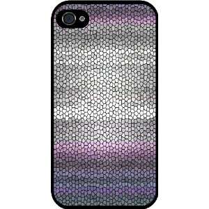  Stained Glass Design Black Hard Case Cover for Apple iPhone® 4 