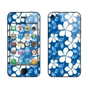 Apple iPhone 4 / 4S   Aloha Blue   Vinyl Skin/Sticker, Screen 