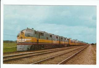   Road Afternoon Hiawatha Locomotive Train Old Postcard RR Railroad 1956
