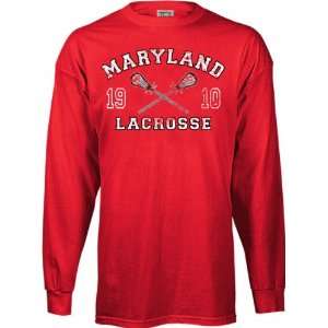  Maryland Terrapins Legacy Lacrosse Long Sleeve T Shirt 