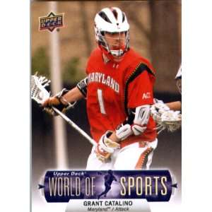 Upper Deck World of Sports Lacrosse Card #197 Grant Catalino Maryland 