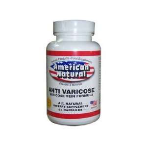  American Natural Varicose Veins Formula 60 caps Aids Blood 