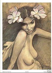 Brian Froud   Vervain Faery   Signed Print  
