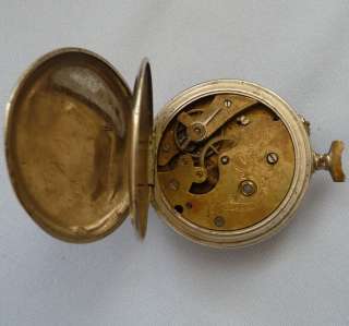 VINTAGE 30s LALOUETTE POCKET WATCH MECHANICAL FRENCH WW2 FOR PARTS 