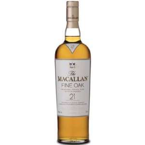  Macallan 21Yr Fine Oak Single Malt Scotch Whisky 750ml 