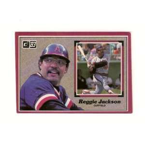  Reggie Jackson 1983 Donruss Baseball Action All Stars 