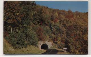 Pine Mountain Tunnel Blue Ridge Parkway,North Carolina Postcard .
