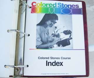 GIA COLOR STONES COURSE COMPLETE  