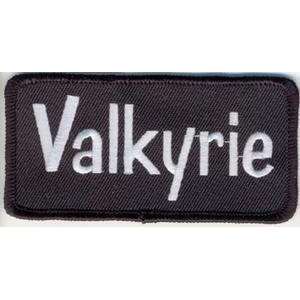  VALKYRIE Embroidered Quality Cool Biker Vest Patch 