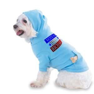 VOTE FOR RICHARD Hooded (Hoody) T Shirt with pocket for your Dog or 