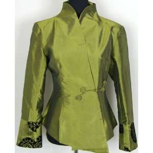  Shanghai Tone® Handmade Jacket   Simplified Style Green 