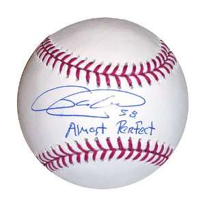  Detroit Tigers Armando Galarraga Autographed Baseball with 