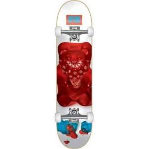  Superior Thuggy Bear Complete Skateboard   8.0 Red W/Raw 