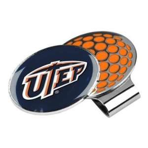  Texas El Paso Miners UTEP NCAA Hat Golf Clip With Ball 
