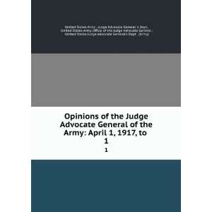   United States Judge Advocate Generals Dept . (Army) United States