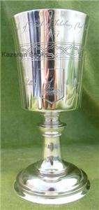 Vintage 1972 Limited Edition Solid Silver Hertford Cup Chalice By 