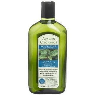 Avalon Organics Shampoo, Strengthening Peppermint, 11 Ounces (325 ml 