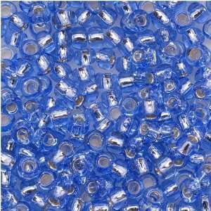  Toho Round Seed Beads 8/0 #33 Silver Lined Lt Sapphire 8 