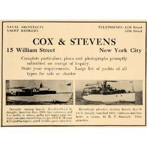   Naval Architect Yacht Broker Boats   Original Print Ad
