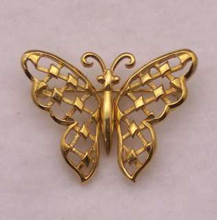 Vintage Crown Trifari Butterfly Pin  