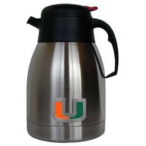  Collegiate Coffee Pot   Miami Hurricanes Sports 