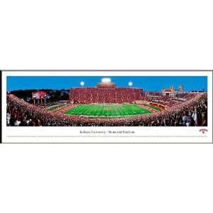  Indiana Hoosiers   Memorial Stadium   Framed Poster Print 