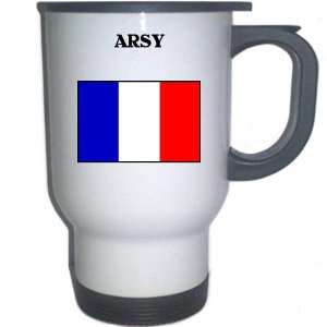  France   ARSY White Stainless Steel Mug 