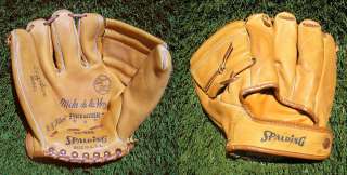 Rare Mint Vintage Mike De La Hoz Baseball Glove, Spalding Lefty Cuban 