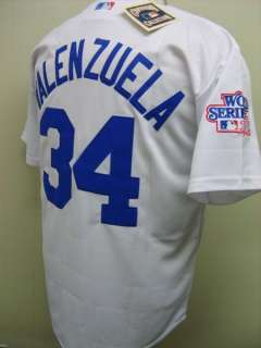 Los Angeles Dodgers #34 Fernando Valenzuela 1981 Cooperstown Throwback 