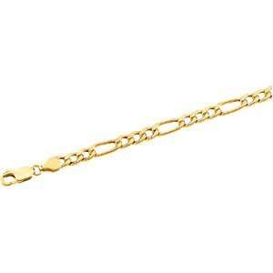  14K Yellow Gold Figaro Chain   18 inches DivaDiamonds 