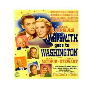 Mr. Smith Goes to Washington, James Stewart, Jean Arthur, 1939 