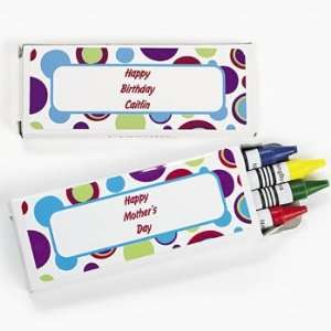   Personalized Bubble Bop Crayon Boxes   Basic School Supplies & Crayons