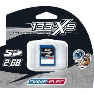  Dane Elec 133 Xs   Flash memory card   2 GB   133x   SD 
